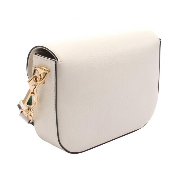 Gucci Handbags - Gucci adidas Horsebit Leather Shoulder Bag White Black